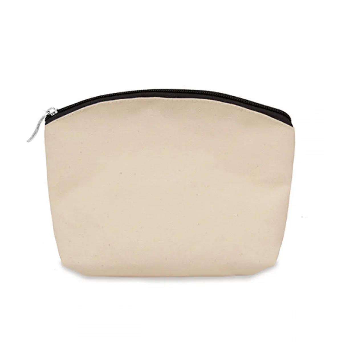 Canvas Pouches Curved Top