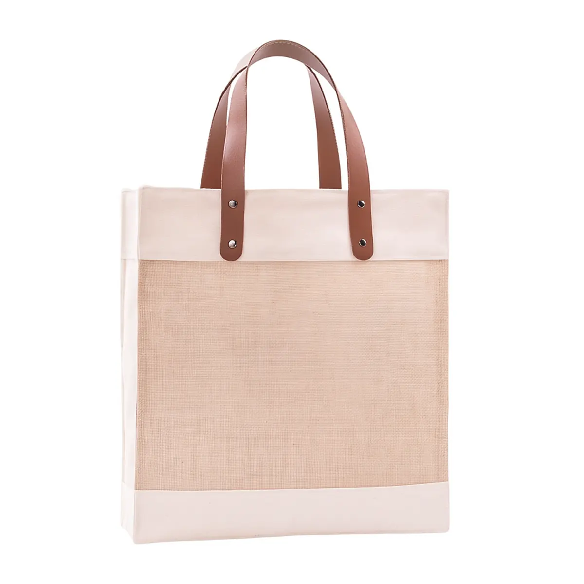 Juco Bags with leather handle