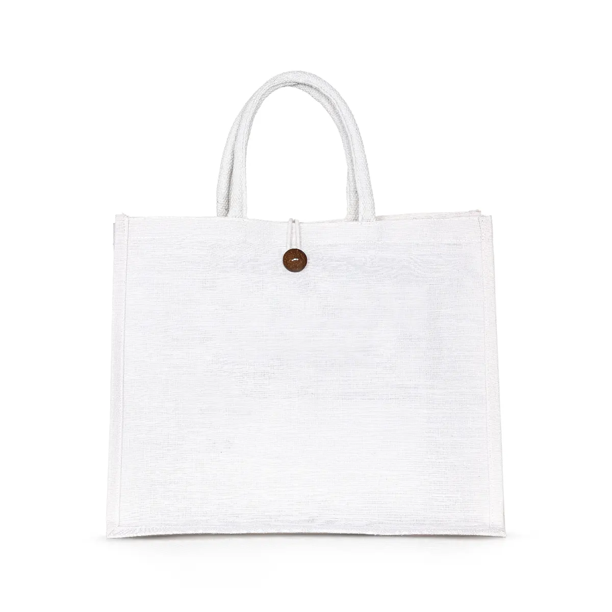 Juco Bag White 41 W x 33 H x 15 G cm