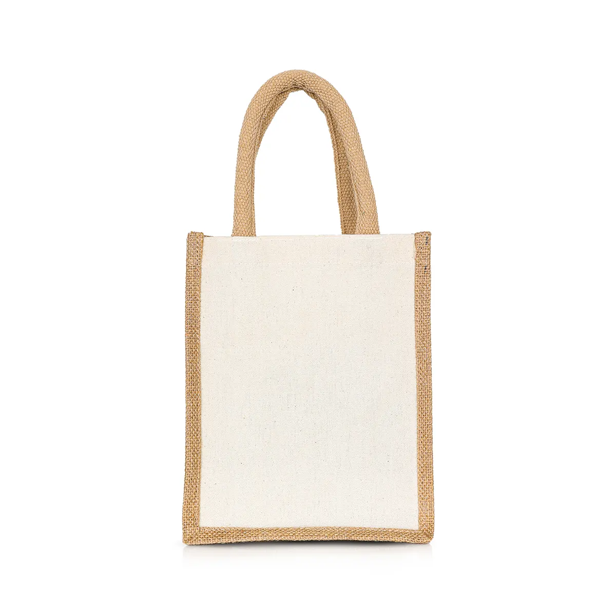 Jute Bags With Canvas Body