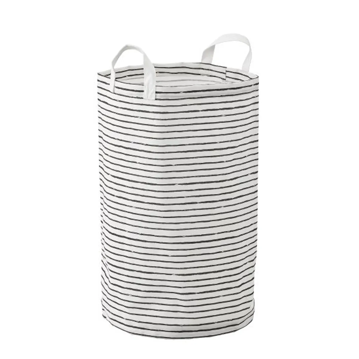 Laundry Bag Striped Fabric with handle