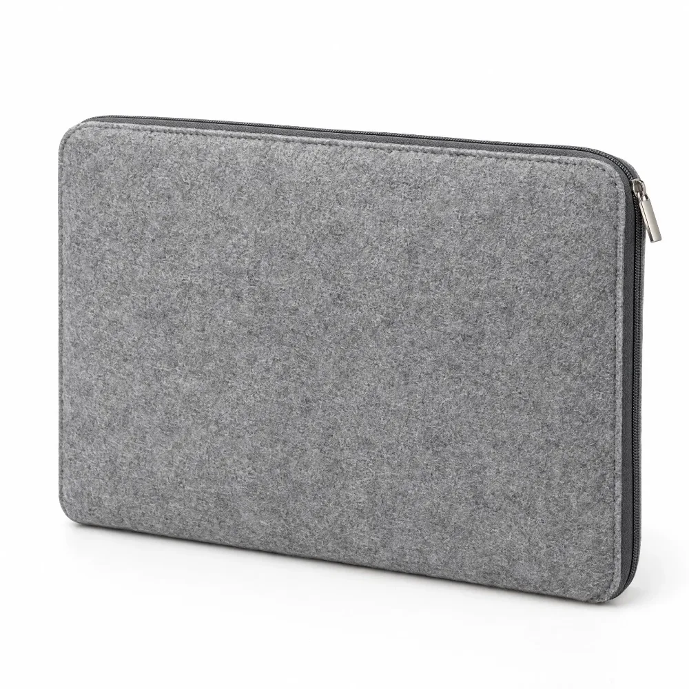 Grey Felt A4 Conference Folder Bag for custom branding in Dubai